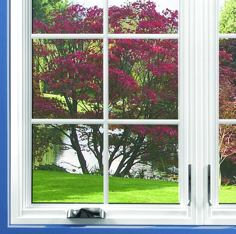 white casement window