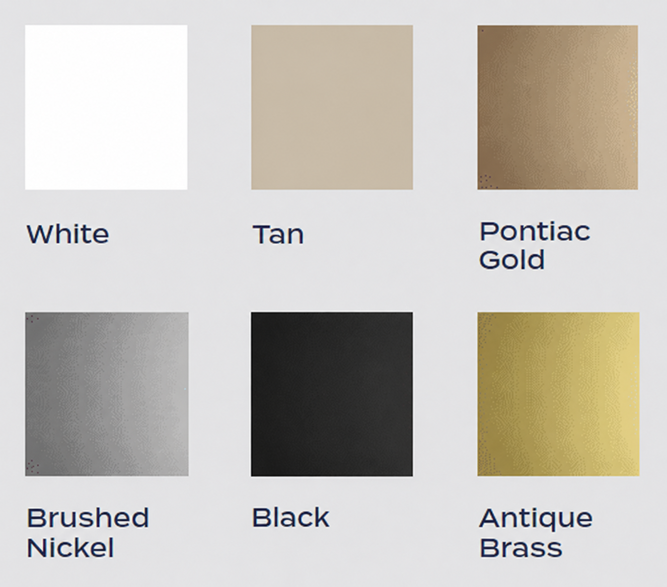 Hardware Finishes