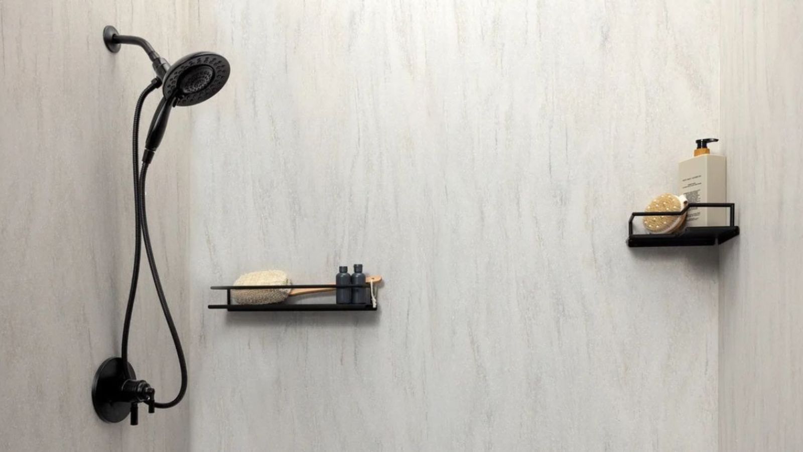 acrylic shower walls vs. tile